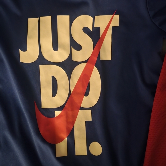 Blue and Red Nike Just Do It Set - Picture 6 of 8